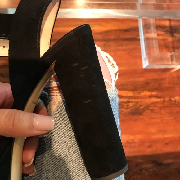 PRADA MILANO Calzarire Donna Black Block Heels - Picture 6 of 8